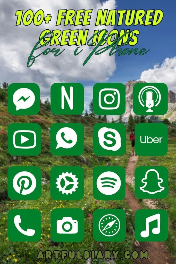 Green App Icons for iPhone