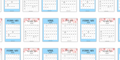 Free Unique 2024 Printable Monthly Calendar With Holidays