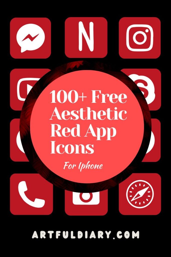 Red App Icons for iPhone