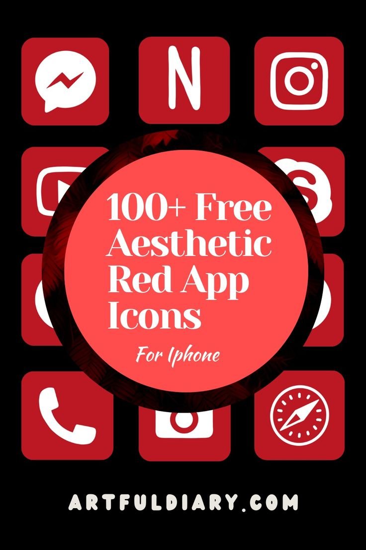 Red App Icons for iPhone