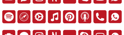 100+ FREE Red App Icons For Your iPhone