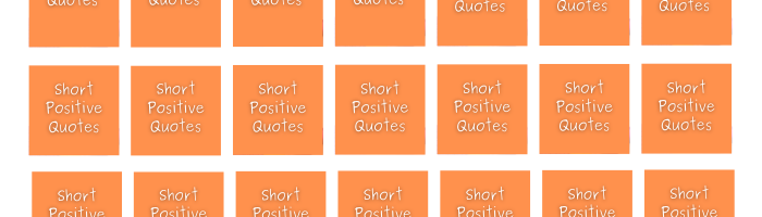 Short Positive Quotes