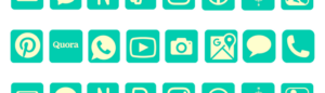 100+ Free Turquoise App icons Customized for iPhone
