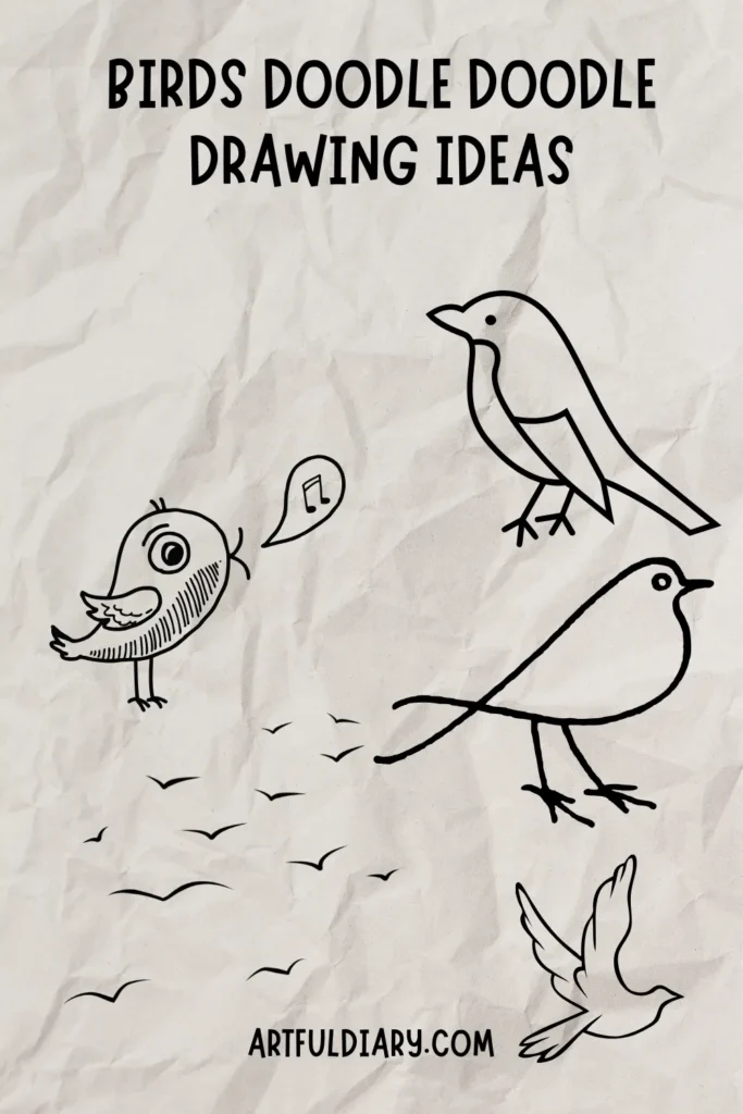 bird Doodle drawing