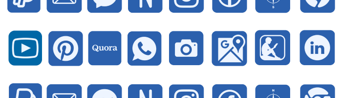 Dark Blue App Icons Pack Featured Image