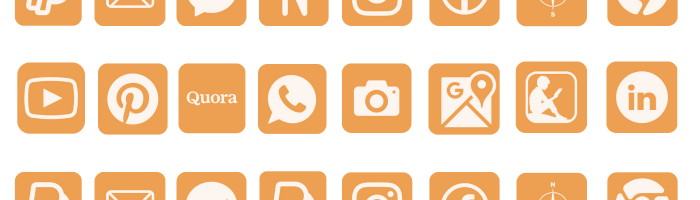 Pastel Orange App Icons Pack Featured Image