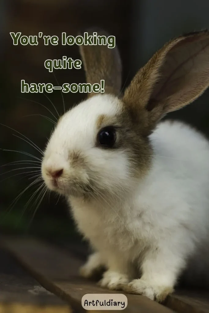 You’re looking quite hare-some! rabbit puns