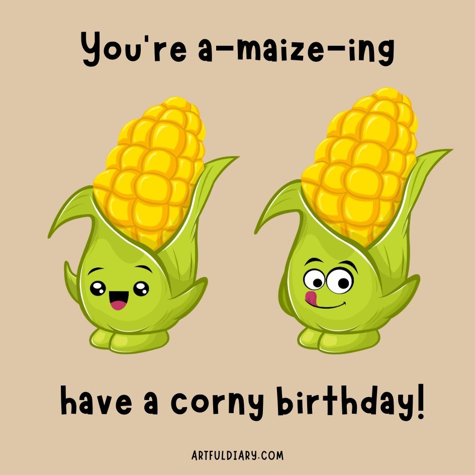 birthday pun corny