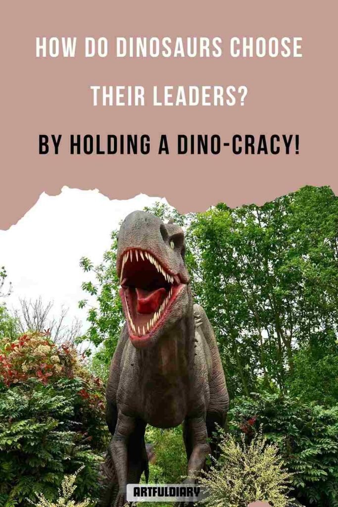 How do dinosaurs choose their leaders_ By holding a dino-cracy! dinosaur puns
