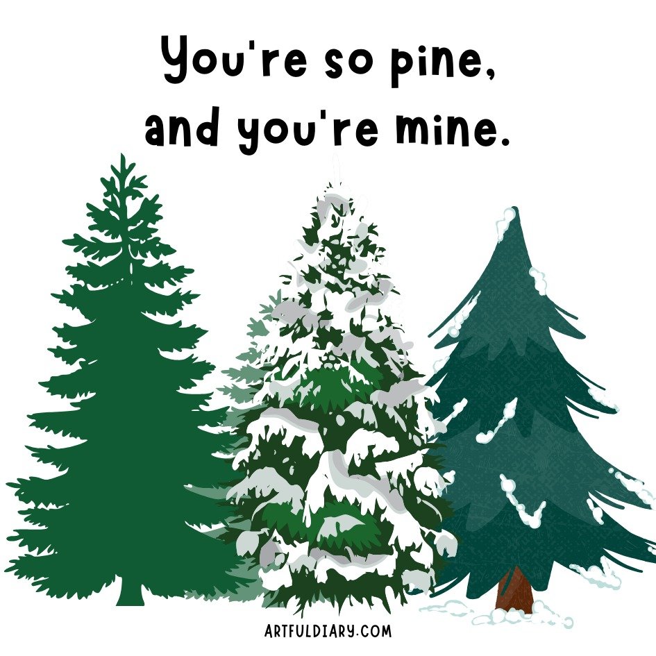 Christmas tree puns