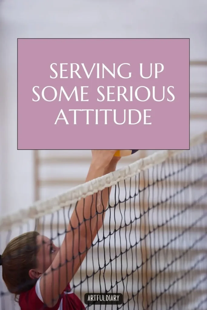 Serving up some serious attitude, Volleyball Puns