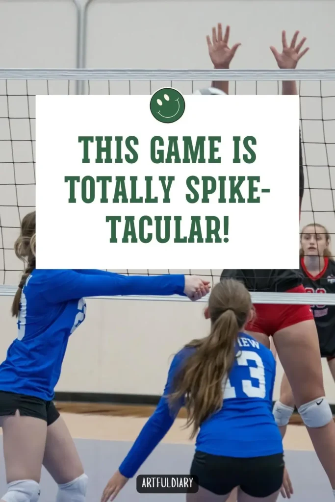 This game is totally spike-tacular! Volleyball Puns