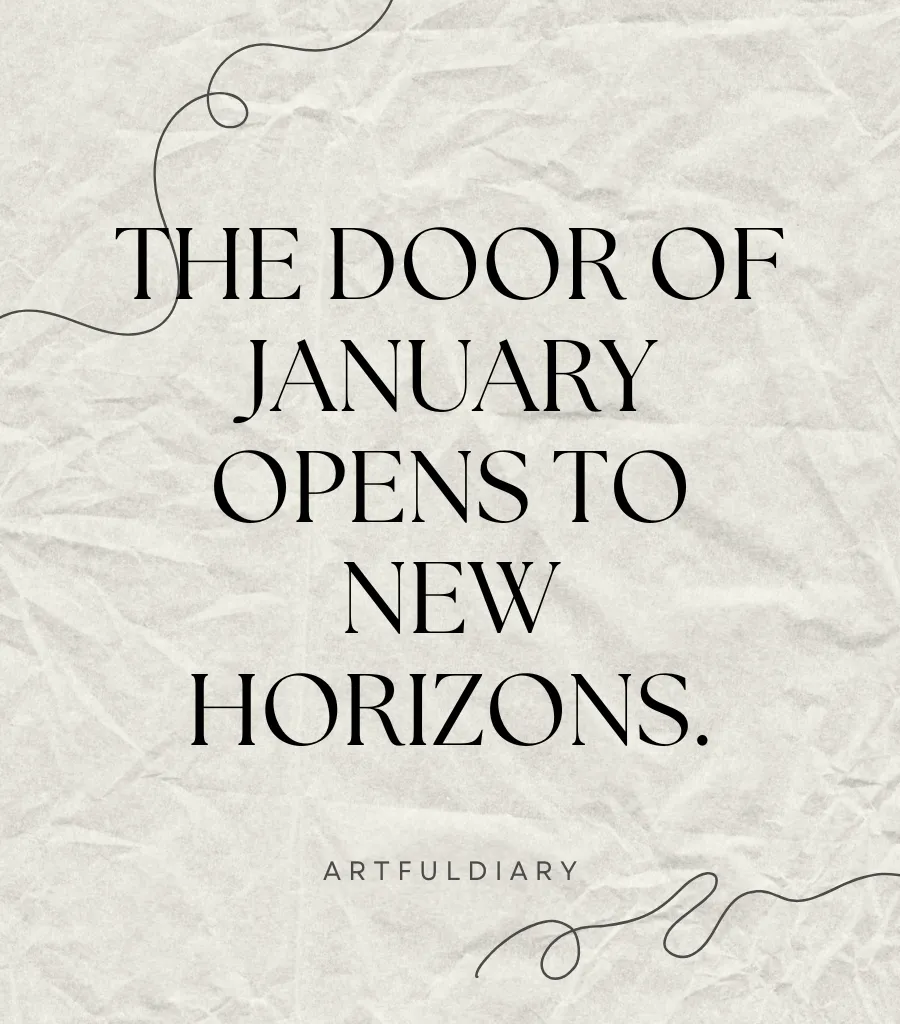 Welcome January Quotes.