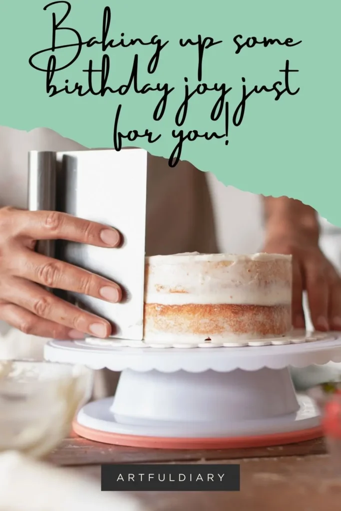 Baking up some birthday joy just for you! Baking pun