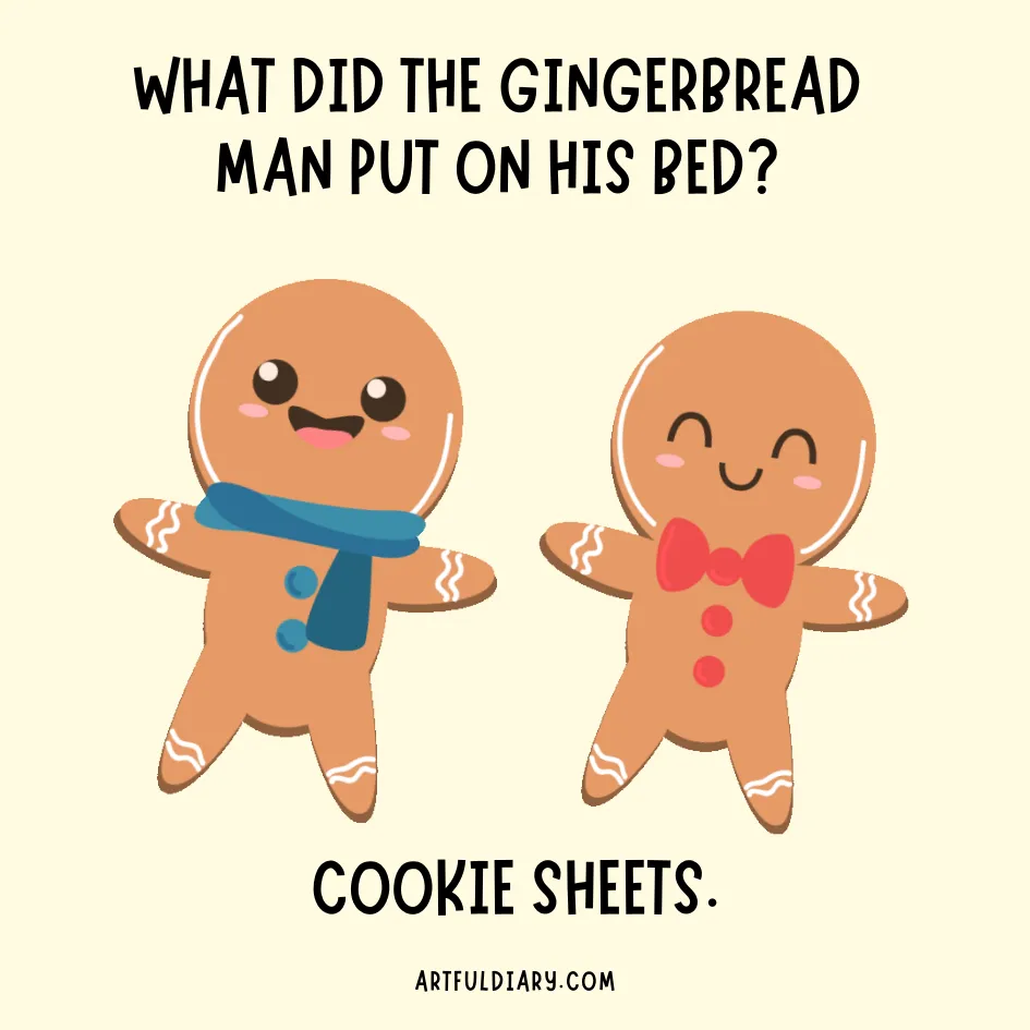 Funny Gingerbread Puns.