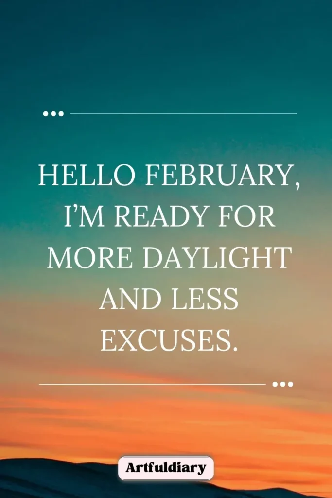 february quotes