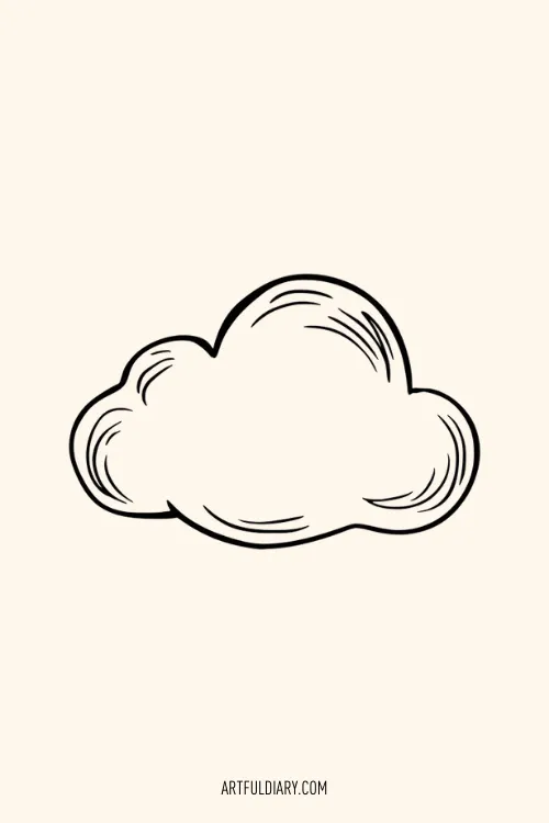 cloud Simple drawing idea.