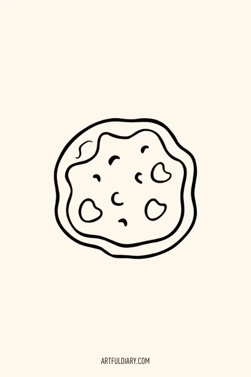 cookie Simple drawing idea.