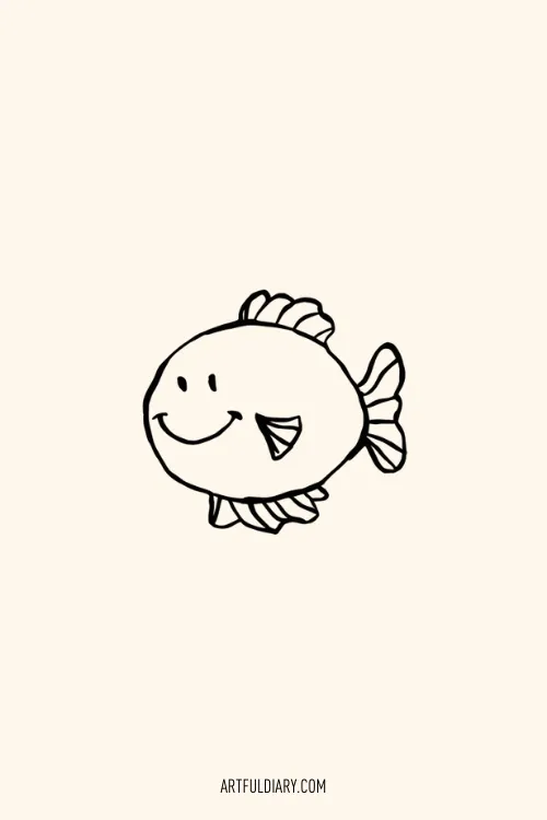 fish Simple drawing idea.