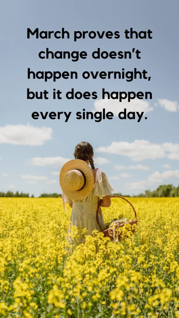 hello march quotes