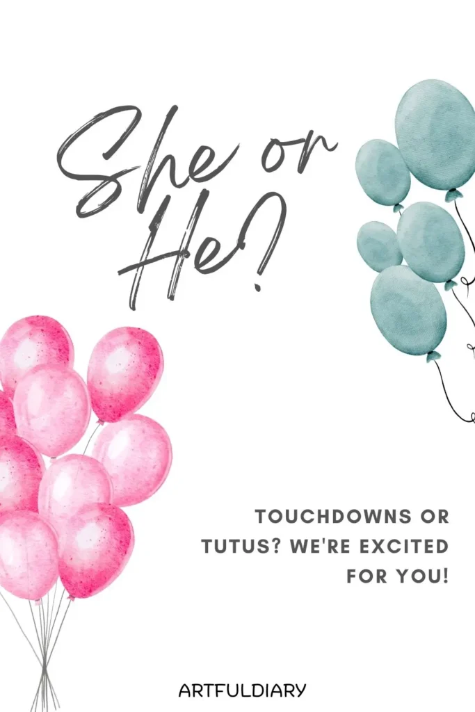 Touchdowns or tutus? We're excited for you! quotes