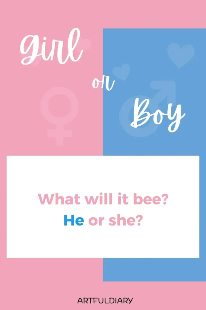What will it bee? He or she? quotes