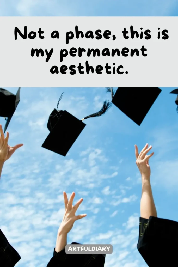 Not a phase, this is my permanent aesthetic, Quotes