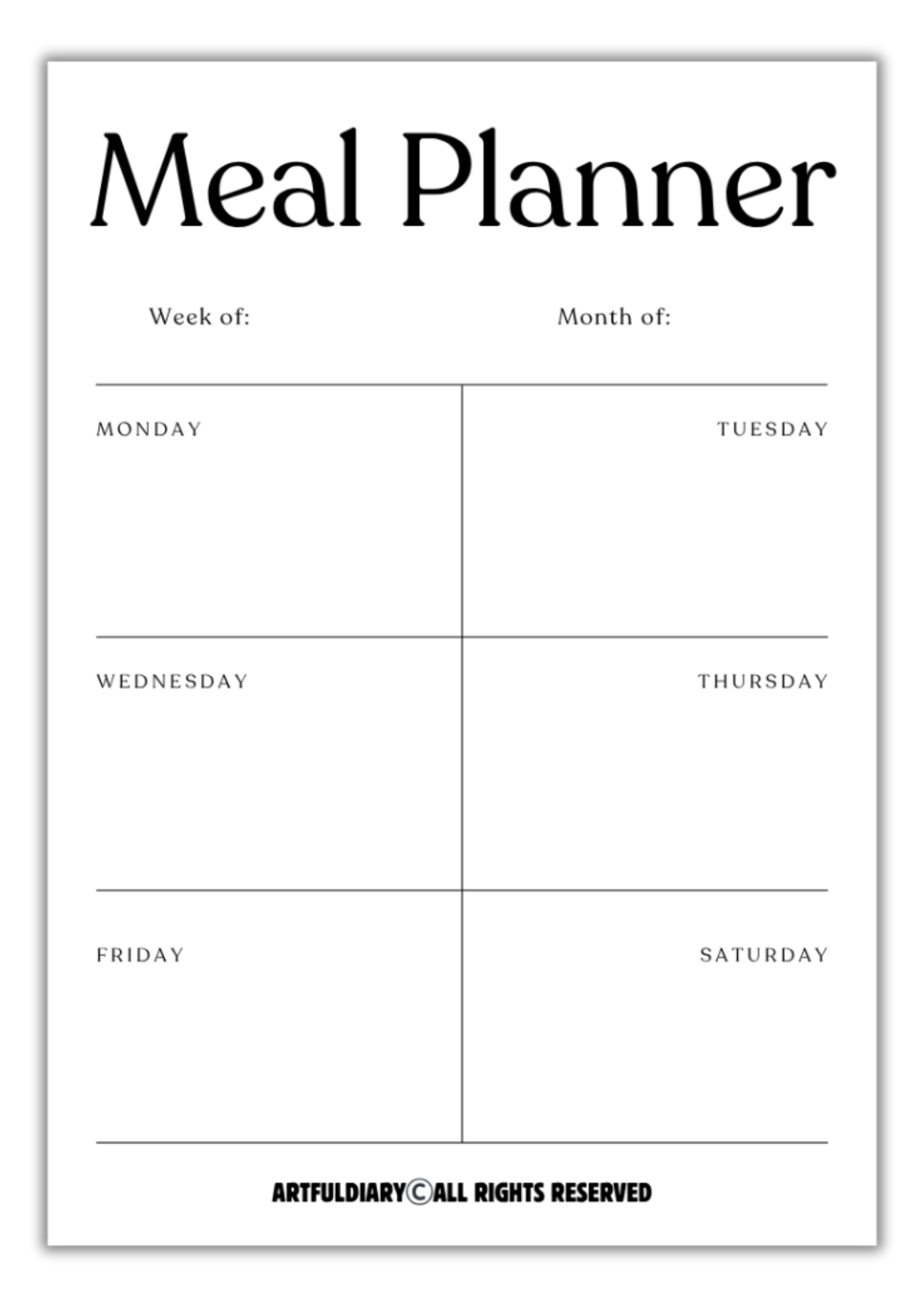 Meal Planner Printable (10)