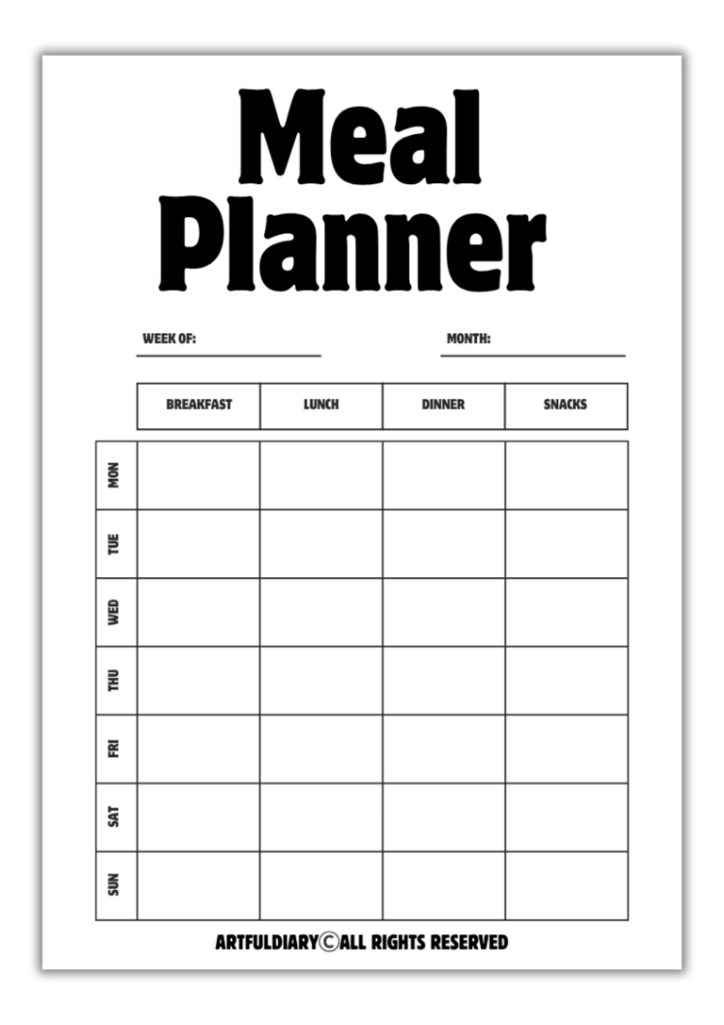 Meal Planner Printable (5)