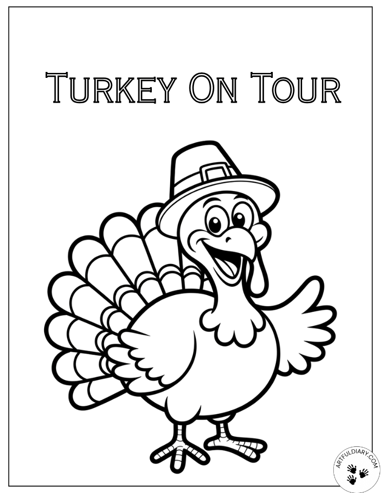 Turkey Coloring Pages